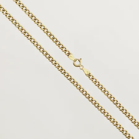 Kedja Pansar längd 50cm bredd 3,8mm 18K Vikt: 9,8 g