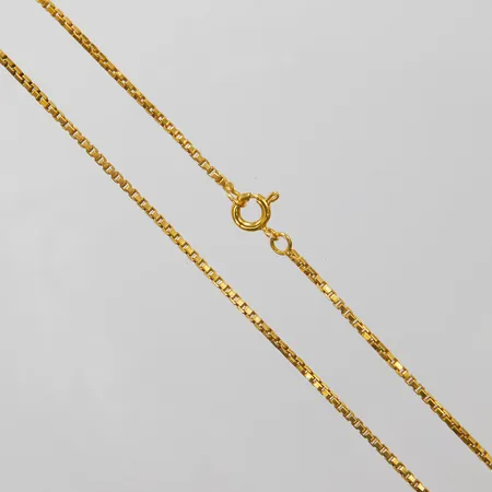 Kedja Venezia längd: 46cm, bredd: 1,5mm, 18K Vikt: 7,6 g