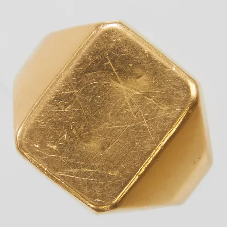 Klackring stl:20, bredd: 4,4-6,9mm, bucklor, repor, 18K Vikt: 6,8 g