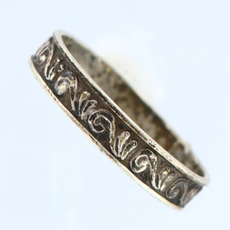 Ring mönster stl:18 bredd ca 4mm silver 925/1000 Vikt: 1,5 g