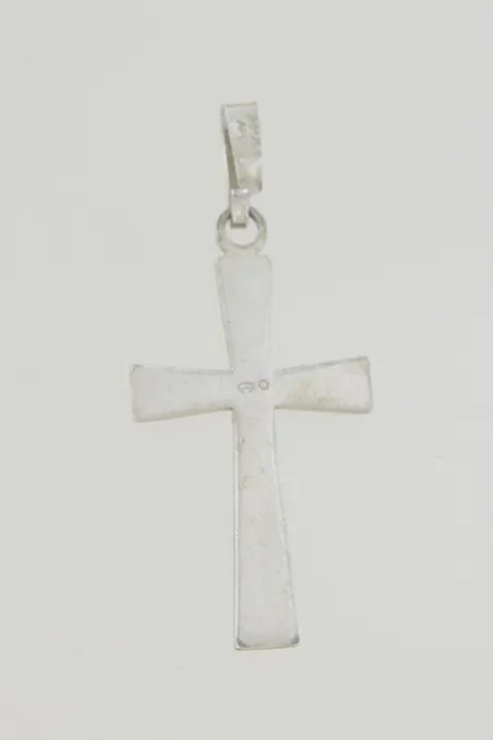 Hänge Kors längd 3,7 cm silver 835/1000, 2,7gr Vikt: 2,7 g