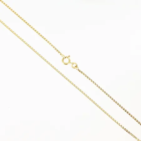 Kedja Venezia längd 60cm bredd 1,5mm 18K. Vikt: 8,4 g