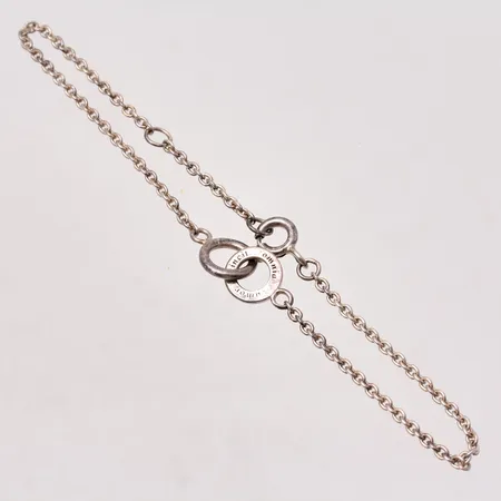 Armband 19cm bredd 1,7-7,9mm, amor vincit omnia, silver 925/1000, 2,12g.