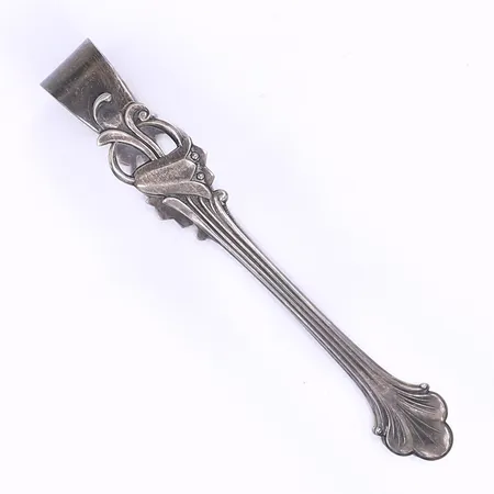 Sockertång Norge genombruten dekor längd 9cm silver 830/1000 Vikt: 14,7 g