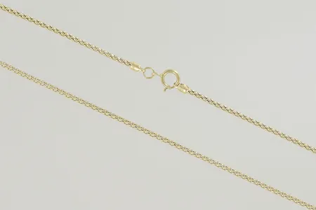 Halskedja längd 47 cm, bredd 1 mm 18K Vikt: 2,3 g