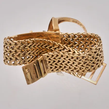 Diverse defekt guld, 18K, 52,28g.