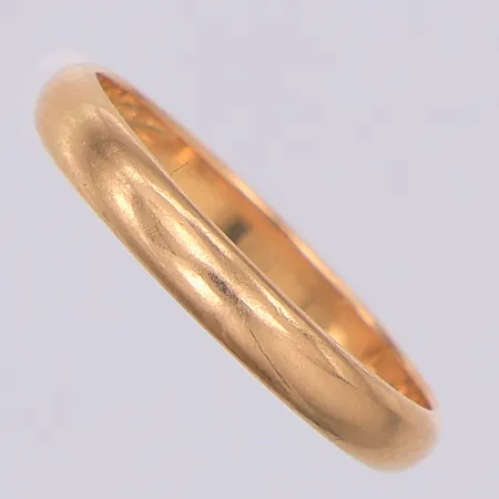 Ring slät stl:17, gravyr, 18K Vikt: 2,2 g