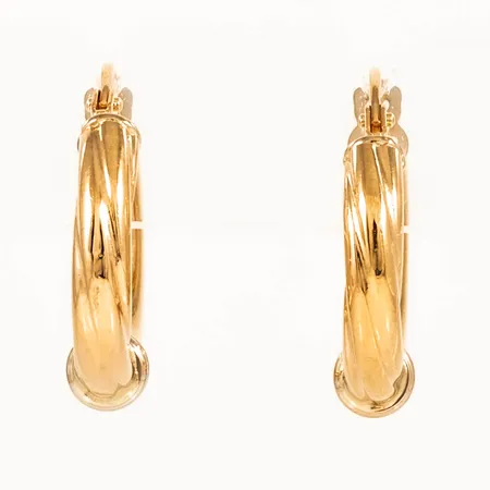 Creoler Ø16mm bredd 3mm, 18K 2,0g. 