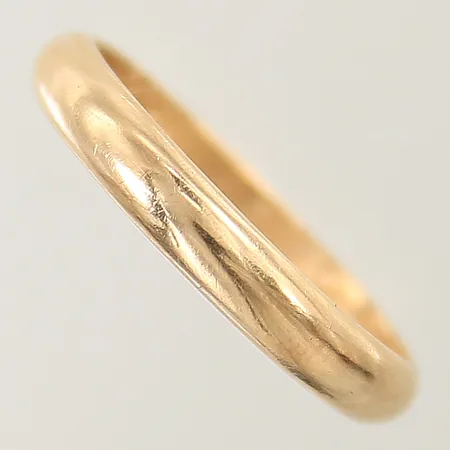 Ring slät stl:20½ bredd 3,7mm gravyr 18K Vikt: 5 g