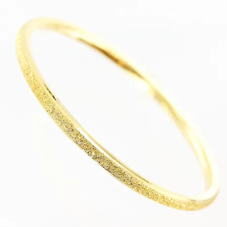 Armring Ø59mm, bredd 3,8mm, tilltryckningar, 21K Vikt: 8,7 g