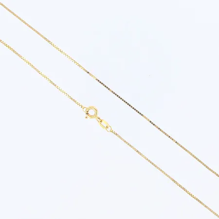 Kedja Venezia Guldfynd längd 42cm, bredd 1mm, 18K Vikt: 2,4 g