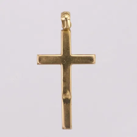 Hänge kors bucklor längd ca 29mm bredd ca 14mm 18K Vikt: 0,7 g