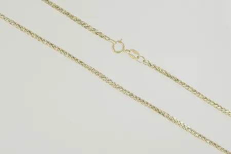 Halskedja längd 52 cm, bredd 2 mm 18K Vikt: 3,4 g