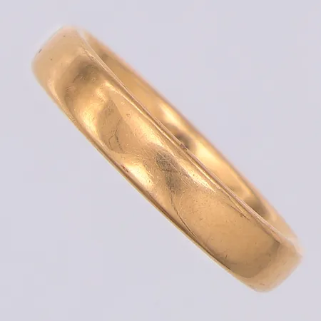 Ring slät stl:20¼, gravyr, 18K Vikt: 7,2 g