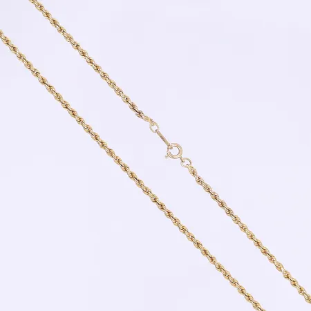 Halskedja Cordell längd 46cm bredd 2mm 14K Vikt: 2,4 g