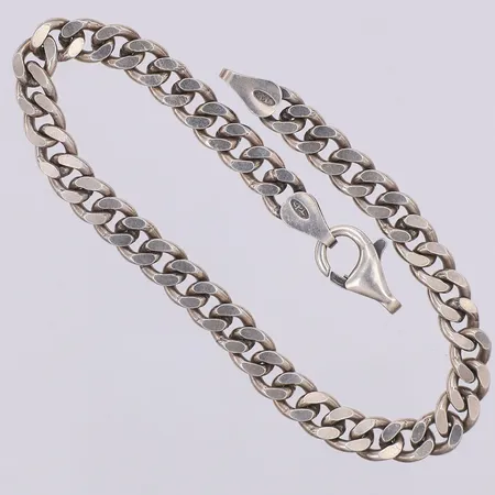 Armband Pansar 19cm defekt saknar del i låset, 925/1000 silver Vikt: 11,9 g
