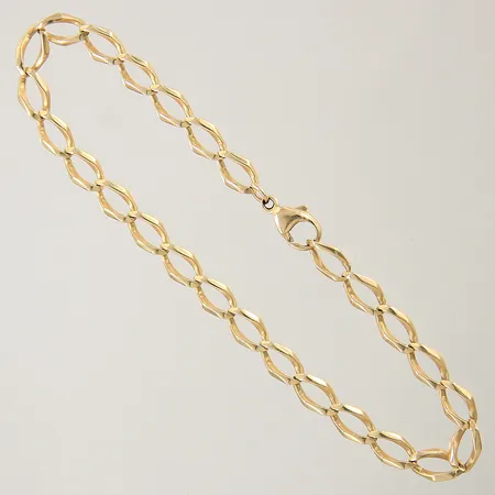 Armband längd 21cm bredd 5,4mm 18K Vikt: 7,9 g