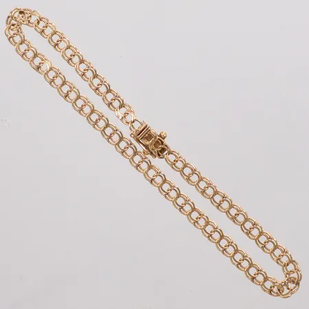 Armband Bismarck längd 20,5cm bredd 4mm 18k Vikt: 4,7 g