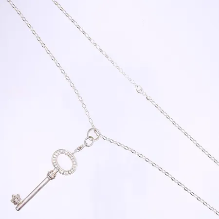 Halscollier med nyckel Thomas Sabo längd 70cm bredd 2,5-80mm silver 925/1000 Vikt: 18 g