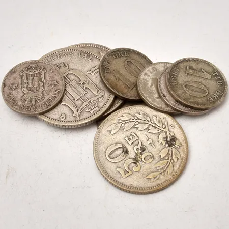 Mynt i silver, 600/1000, 23,11g.