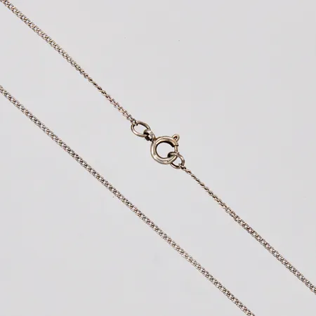 Kedja Pansar längd: ca 44cm bredd: ca 1mm ostämplad silver Vikt: 1,7 g