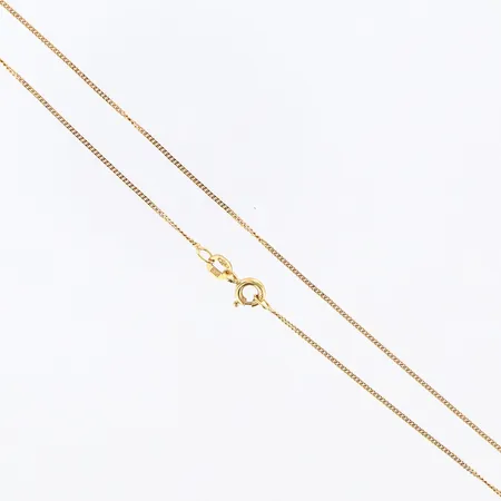 Kedja Pansar Guldfynd längd 36cm, bredd 1mm, 18K Vikt: 1,5 g