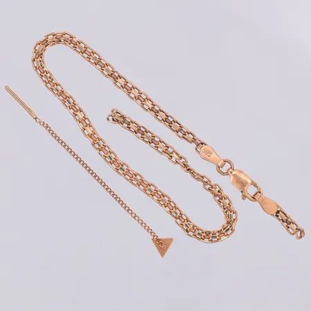 Armband defekt av, udda örhänge, 14K Vikt: 2,4 g