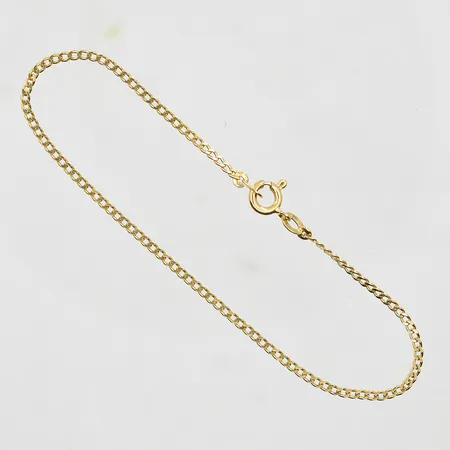 Armband längd 18½cm, bredd 2mm, 18K. Vikt: 1,8 g