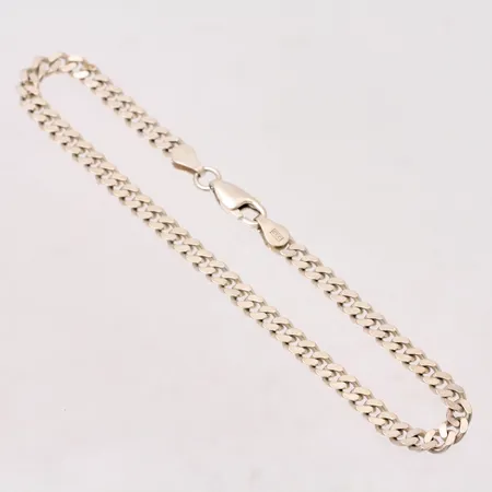 Armband 20,5cm Pansar bredd 4,1mm, karbinhake, silver 925/1000, 7,67g.