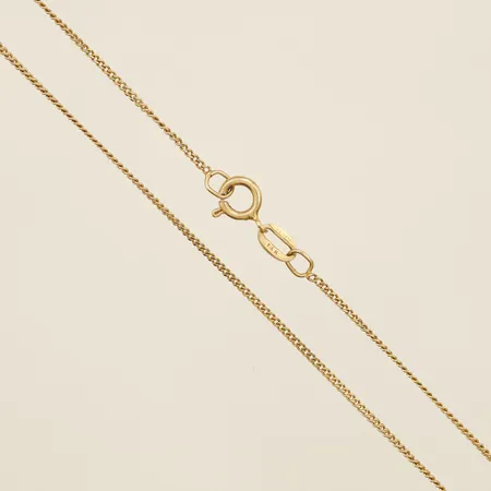 Kedja Pansar längd 40cm bredd 1,0mm Italy 14K Vikt: 1,4 g