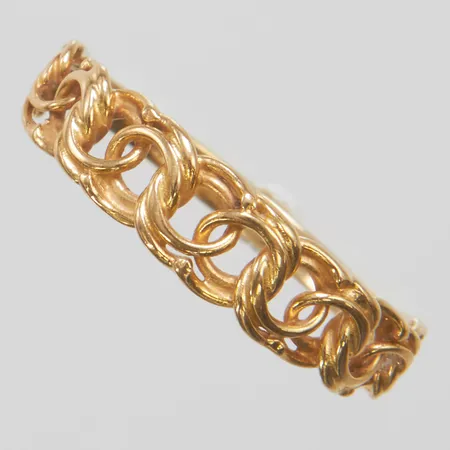 Ring Bismarck stl:18½, bredd: 2,2-5,1mm, 18K Vikt: 2 g