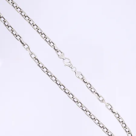 Halskedja ankarlänk längd 54cm bredd 6mm silver 925/1000 Vikt: 45,5 g