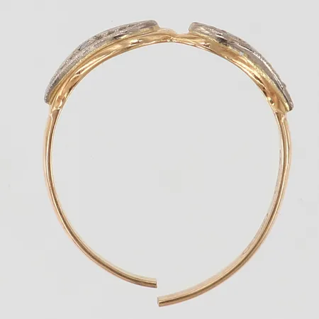 Ring defekt 14K. Vikt: 1,7 g