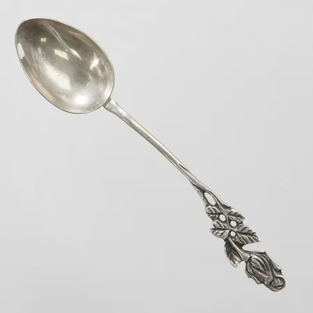 Kaffesked längd 10mm, skev, 830/1000 silver Vikt: 6,4 g