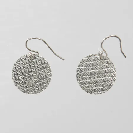 Örhängen längd ca 27mm, Ø16mm, 925/1000 silver Vikt: 1,7 g
