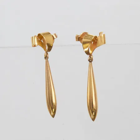 Örhängen droppar längd: 37,5mm, 18K Vikt: 2,7 g