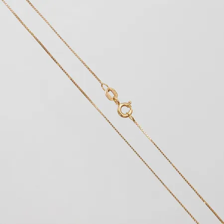 Kedja Venezia längd: 41,7cm, bredd: 0,6mm, Balestra, mindre ojämnhet, 18K Vikt: 1,3 g