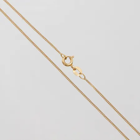 Kedja Pansar längd: 36,3cm, bredd: 1mm, Svedbom & Co AB/Balestra, 18K Vikt: 1,4 g