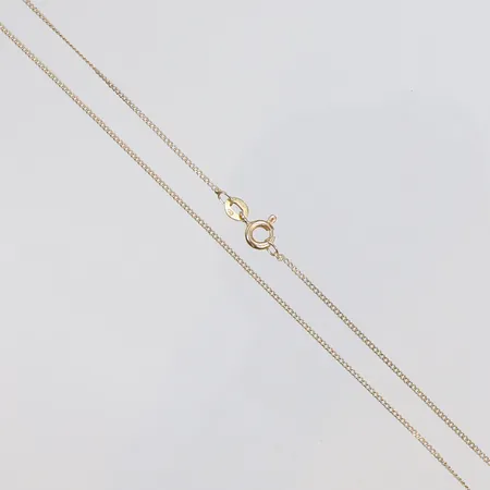 Halskedja Pansar längd 45cm bredd 1mm, 18K 1,9g Vikt: 1,9 g