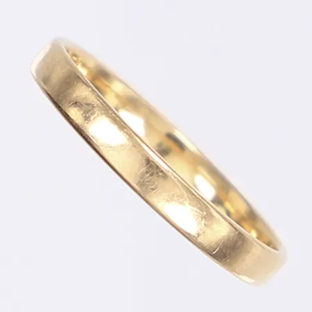 Ring slät stl 19¾ bredd 3mm 18K Vikt: 3 g