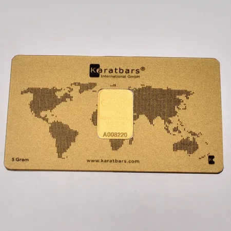 Guldtacka Nadir gold Karatbars 999,9, 24K, 5g.