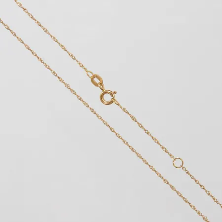 Kedja Singapore längd: 42/45cm, bredd: 1mm, Balestra, 18K Vikt: 1,1 g