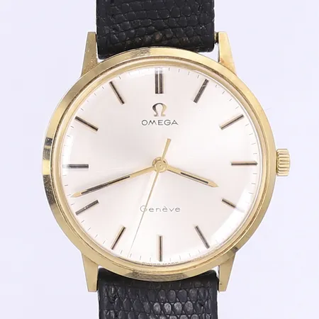 Herrur Omega Ø33mm gravyr går ej 14K Bruttovikt: 59,4g