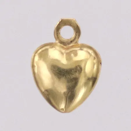 Hänge hjärta, till armband, längd ca 8mm bredd ca 6 mm 18K Vikt: 0,1 g