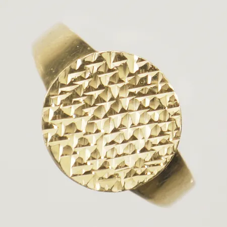 Ring stl 18¾ bredd 13,1mm 14K Vikt: 2,1 g
