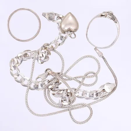 Diverse defekt silver 830-925/1000 Vikt: 17,6 g