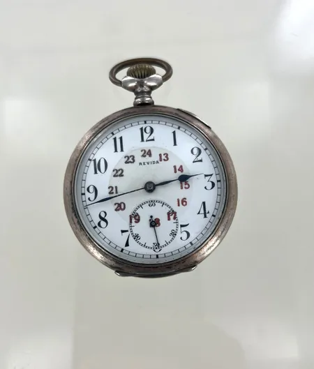 Fickur Revida diam 50 mm, gå ej, silver Vikt: 79,9 g