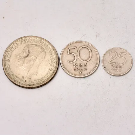 Mynt i silver, 400/1000, 21,16g.