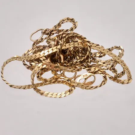Diverse defekt guld, 9K, 2,85g.