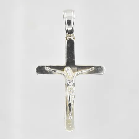 Hänge krucifix längd 48mm, bredd 28mm, silver 925/1000. Vikt: 12,2 g